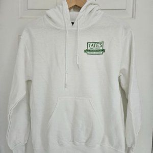 Rare Tate's Bake Shop Hoodie - Employee Exclusive, Brand New, White, Size S